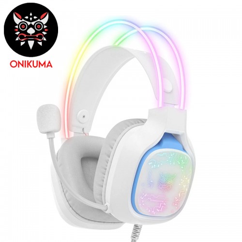 White and gold gaming headset online
